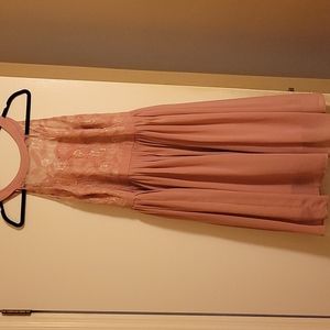 Bridesmaid dress, size 8, Dusty Rose